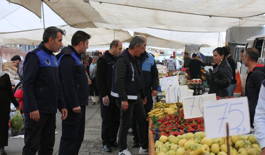 Zabıta Ekipleri Semt Pazarlarında Alarmda