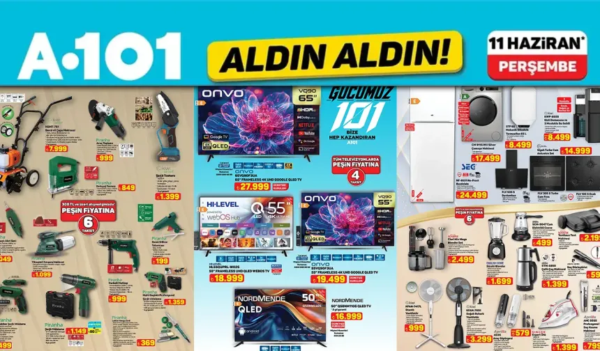 A101’DE 11 HAZİRAN ALARMI: BU PERŞEMBE MAĞAZALARA AKIN BAŞLIYOR, STOKLAR TÜKENECEK!