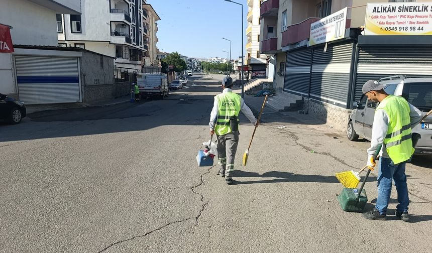 Batman’da Mahalle Mahalle Hijyen Çalışması