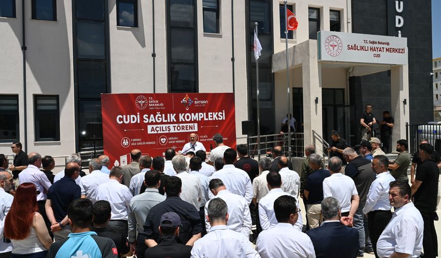 Cudi Mahallesi’ne Dev Sağlık Yatırımı! Sağlık Kompleksi Hizmete Açıldı