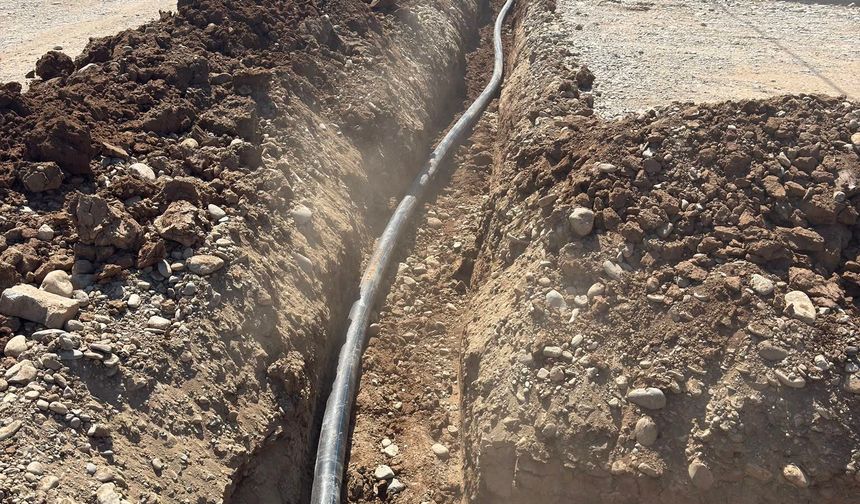 İki Mahalleye 2,4 Kilometrelik Yeni Şebeke Hattı