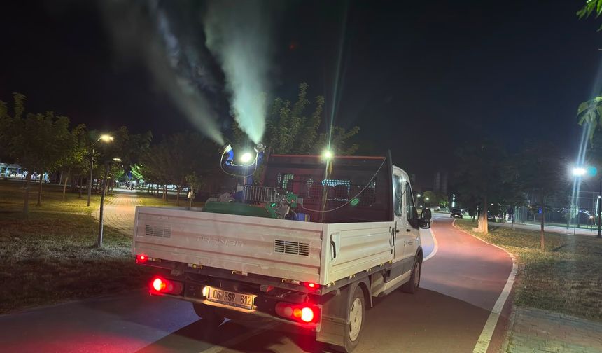İlaçlama ekibi gece/gündüz çalışıyor