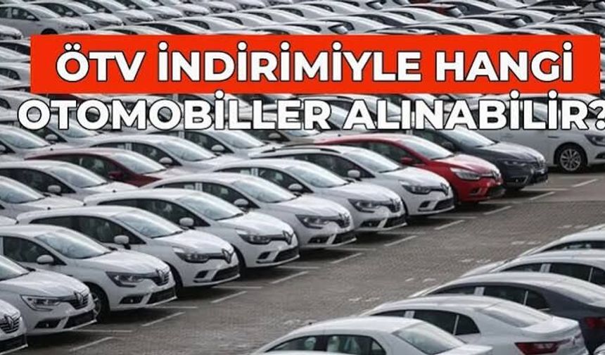 ÖTV'siz alınabilecek araç listesi! Emeklilere ÖTV'siz araç SON DAKİKA! Emekliye ÖTV'siz araç Meclis'ten geçti mi, ne
