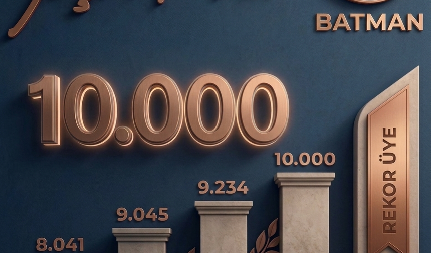 Memur-Sen Batman’da Tarihi Eşik: Üye Sayısı 10 Bini Aştı