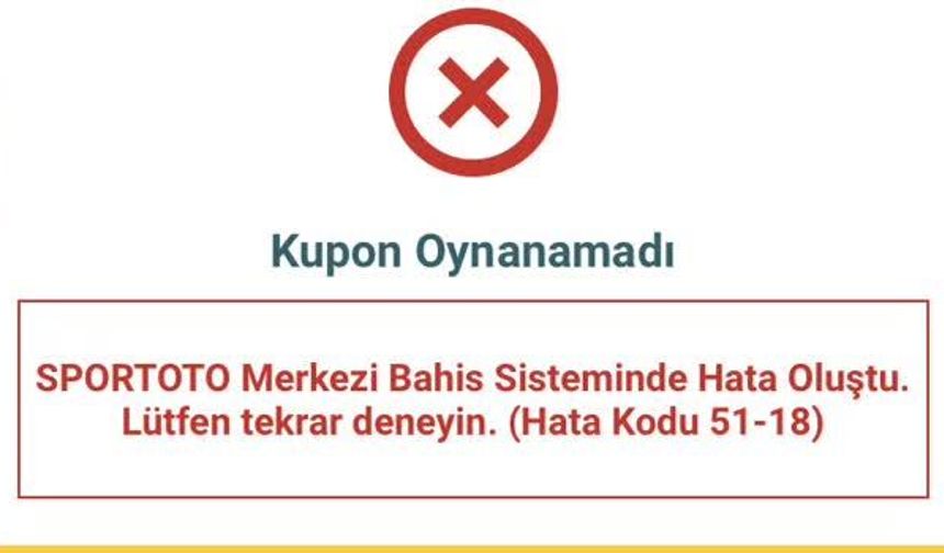 Merkezi Bahis Sistemi uyarısı olan 51-46 ne demek?