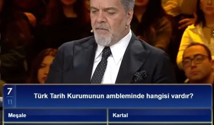Türk Tarih Kurumunun ambleminde hangisi vardır? Türk Tarih Kurumunun ambleminde meşale, defne yaprağı, kitap, kartal var mı?