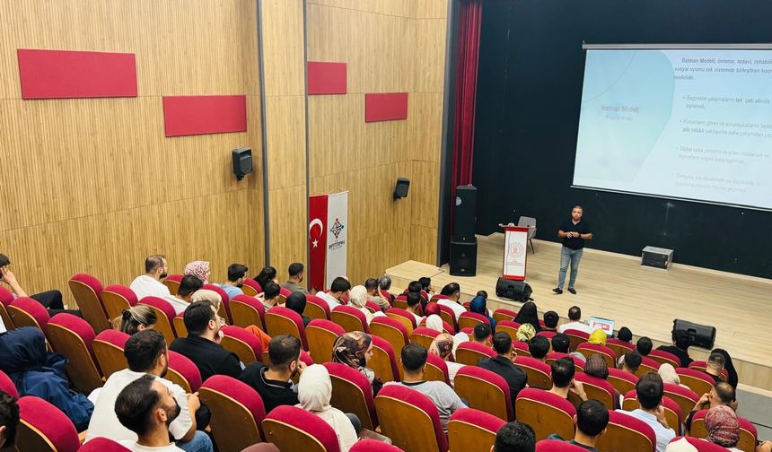 Batman Gençlere Bağımlılıkla Mücadele Eğitimi