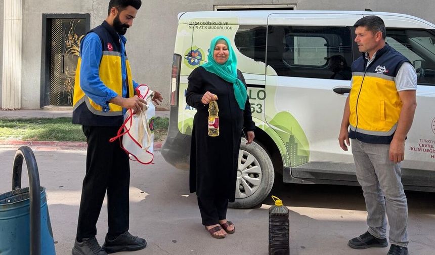 Batman'da Atık Yağa Ödül! 5 Litre Getirene 1 Litre Ayçiçek Yağı Hediye