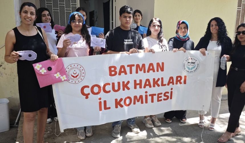 Batman'da Çocuk Hakları ve Çevre Bilinci Aynı Atölyede Buluştu