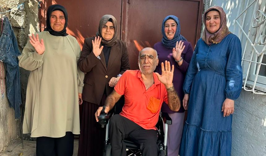 Batman'da Engelli Vatandaşlara Akülü Sandalye Desteği