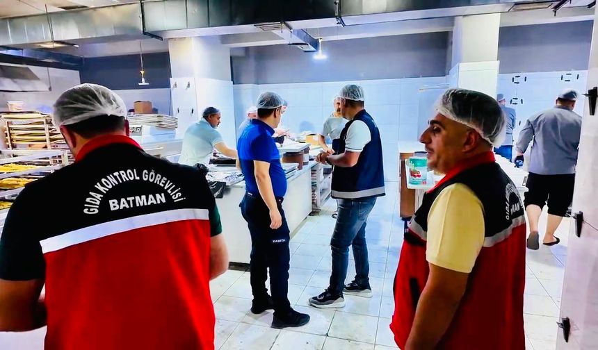 Batman'da Gıda Denetimleri Sıkılaştı! Market, Fırın, Kasap ve Lokantalar Mercek Altında