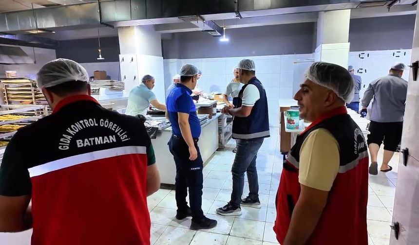 Batman'da Gıda Denetimlerinde Ceza Yağdı