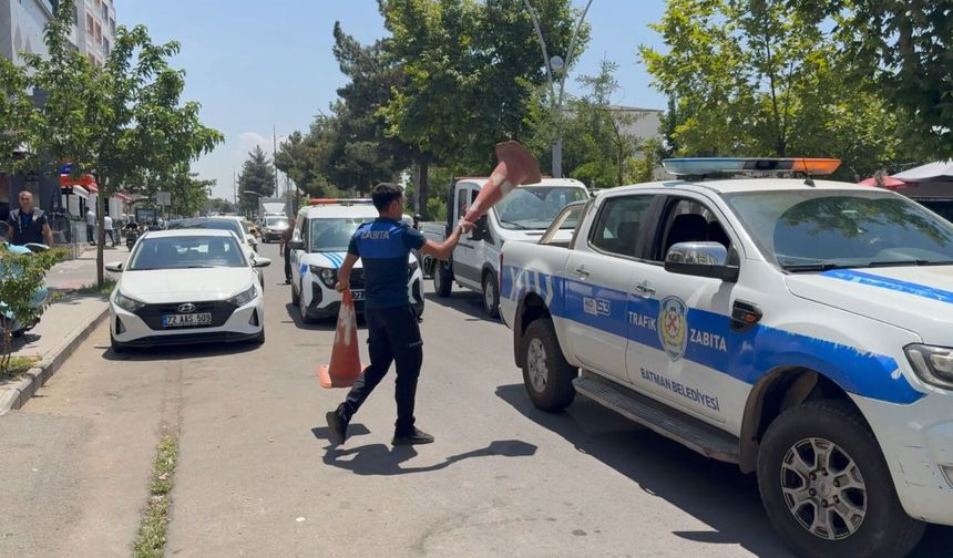 Batman'da Zabıta Ekipleri Harekete Geçti