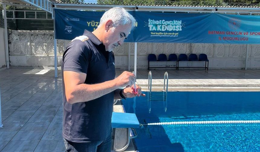 Batman'ın En Temiz Havuzu Olimpik Havuzu Oldu