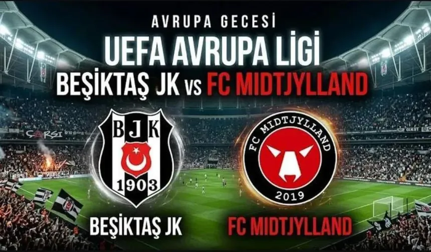 Beşiktaş Midtjylland maçı hangi kanalda, nereden izlenir? Beşiktaş Midtjylland CANLI nereden izlenir?