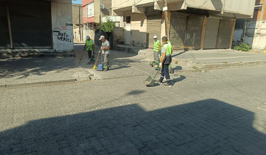 Hilal Mahallesinde Genel Temizlik Çalışması