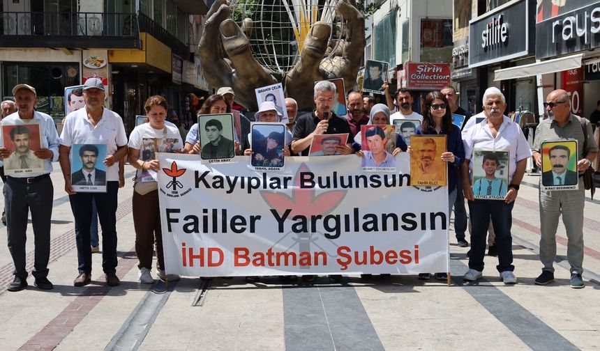 “Kayıplar Bulunsun, Failler Yargılansın” Çağrısı Sürdü