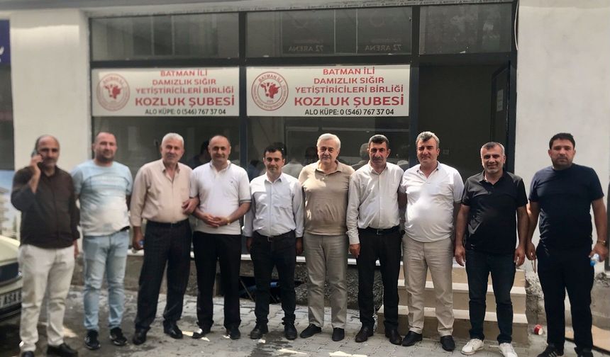 Kozluk'ta Hayvancılığa Büyük Kolaylık