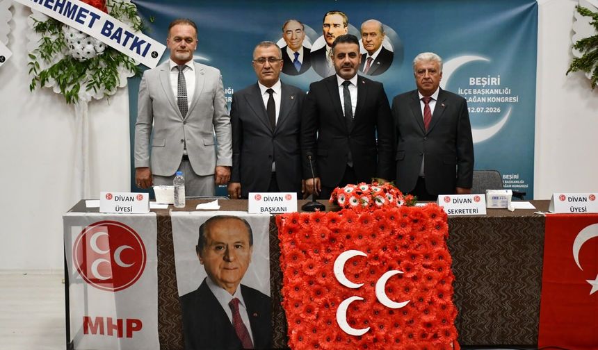 MHP Batman'da Kongre Mesajı