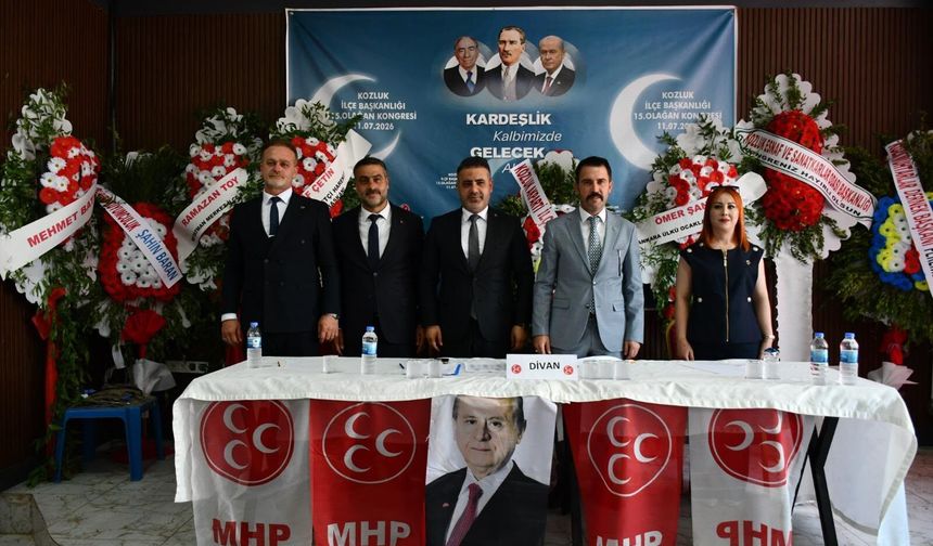 MHP'de Kozluk Kongresi Tamamlandı: Cengiz Çetin Güven Tazeledi