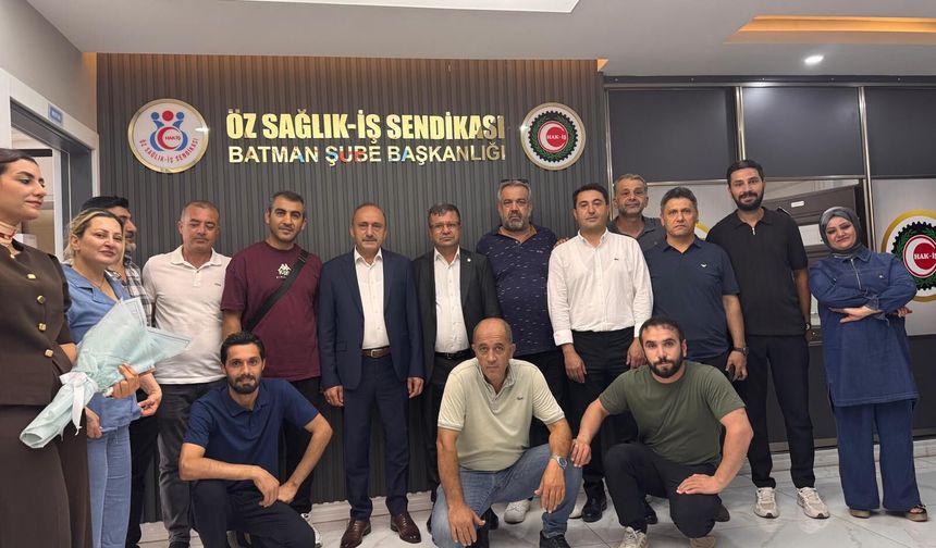 Öz Sağlık-İş Genel Başkanı Devlet Sert’ten Batman Çıkarması