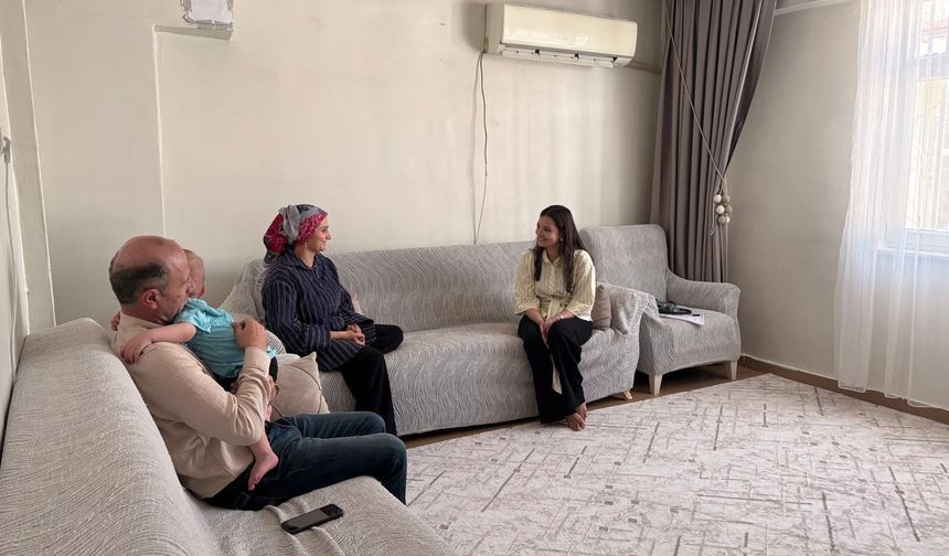 Sason'da Anne ve Bebek Sağlığı İçin Kapı Kapı Takip