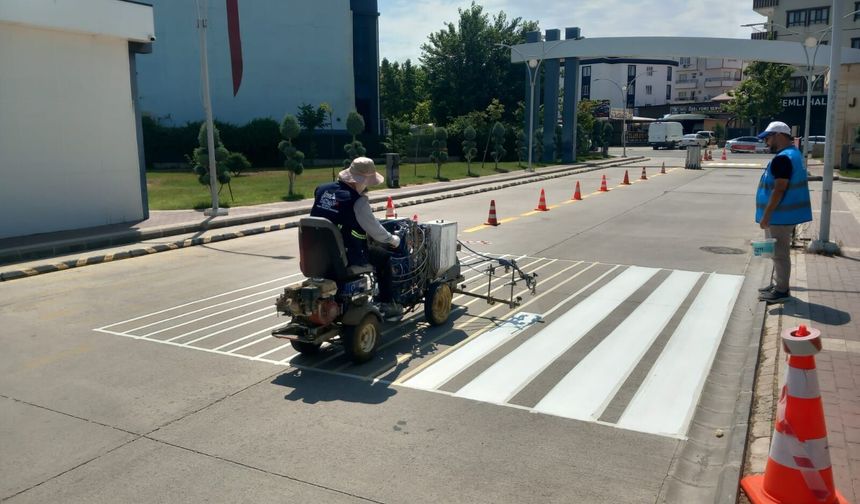 Trafik Güvenliği İçin Ulaşım Çalışmaları Sürüyor