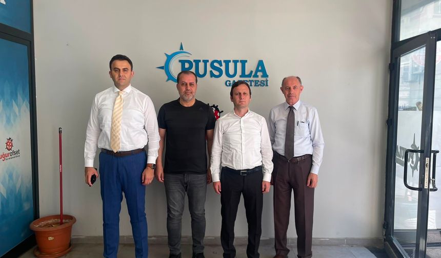 Vali Yardımcılarından Pusula Gazetesi'ne Anlamlı Ziyaret