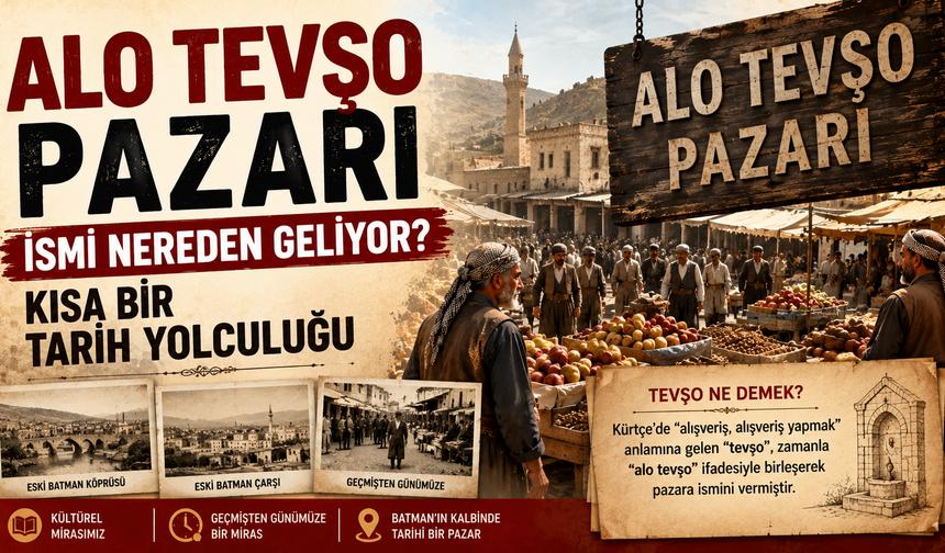 Çeyizlikten Yöresel Kumaşa: Batman Alo Tevşo Pazarı’ndan Alışveriş Yapma Rehberi