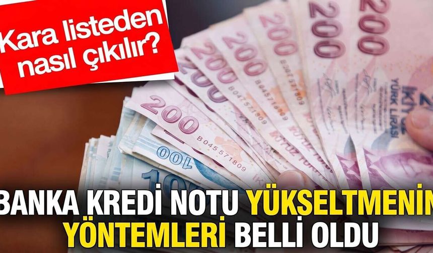 Bankaların Kara Listesinden Çıkaracak 30 Günlük Formül! Kredi Notu Hızla Nasıl Yükseltilir?