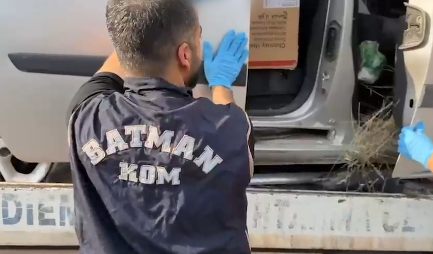 Batman Yolunda Kaçak Sigara Baskını