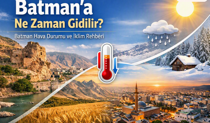 Batman’a Ne Zaman Gidilir? Batman Hava Durumu ve İklim Rehberi