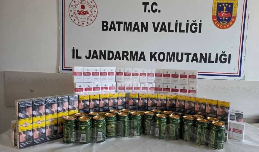 Batman'da Binlerce Kaçak Ürün ve Uyuşturucu Ele Geçirildi