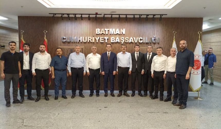 Batman’da Yargı Kurumlarına Peş Peşe Ziyaret