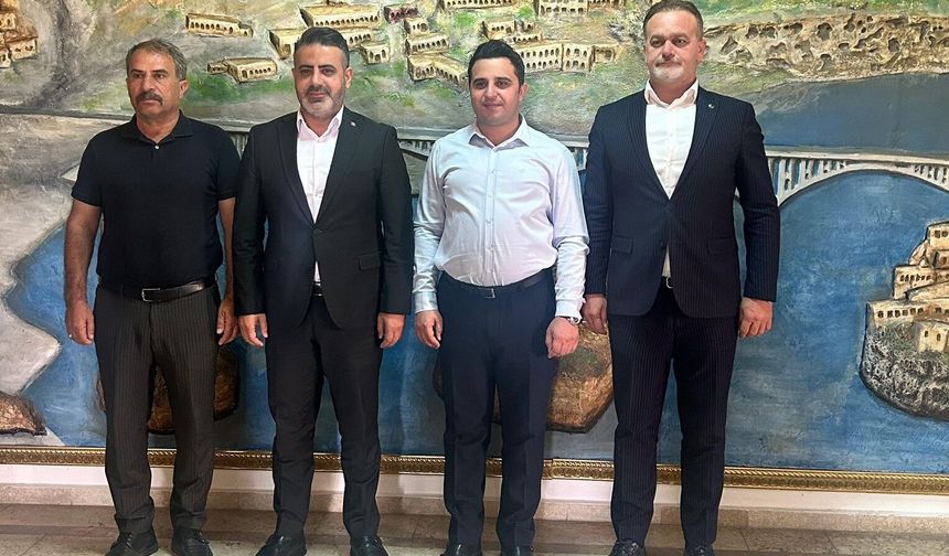 İl Başkanı Çetin’den Kaymakam Büyük’e Hayırlı Olsun Ziyareti