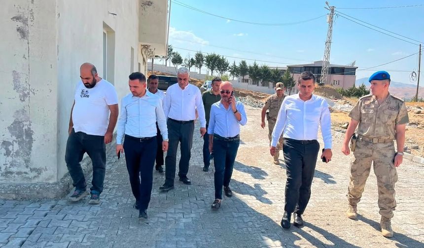Kaymakam Böçkün Taşlıdere'de Sahaya İndi