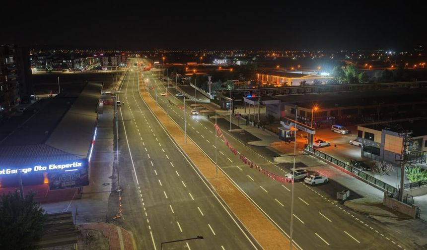 Necat Nasıroğlu Bulvarı'nda Trafik Düzenlemesi Tamamlandı