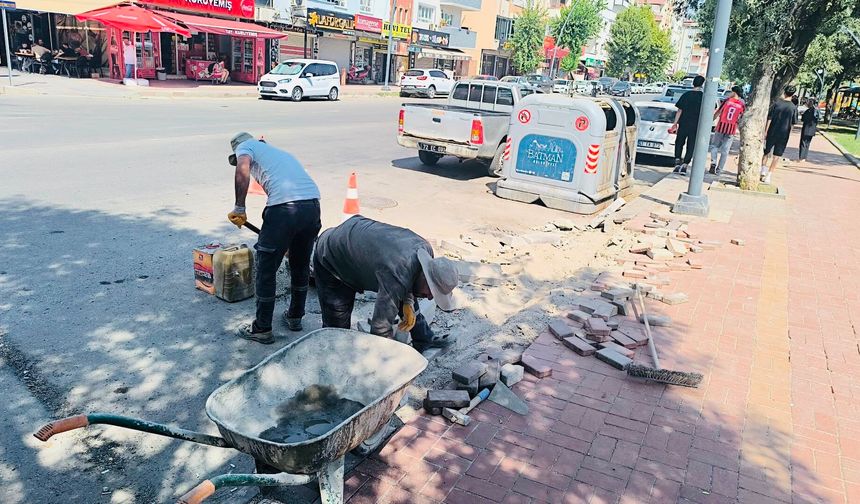 Parke Yama Ekipleri 45 Mahallede Kesintisiz Çalışıyor