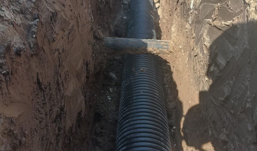 Petrol Mahallesinde Kanalizasyon Altyapısı Çalışması