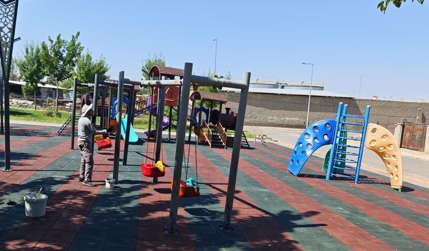 Batman’da 227 Parkta Bakım Ve Onarım Mesaisi