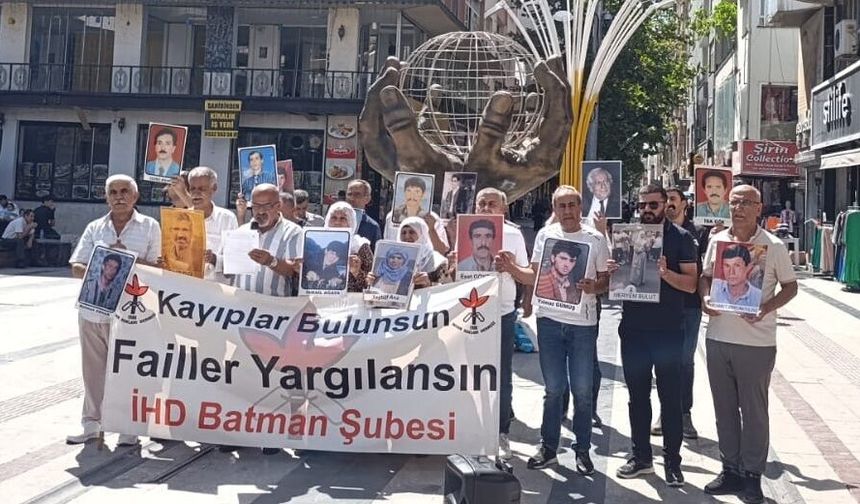 Batman’da 754. hafta: Kayıplar için adalet çağrısı
