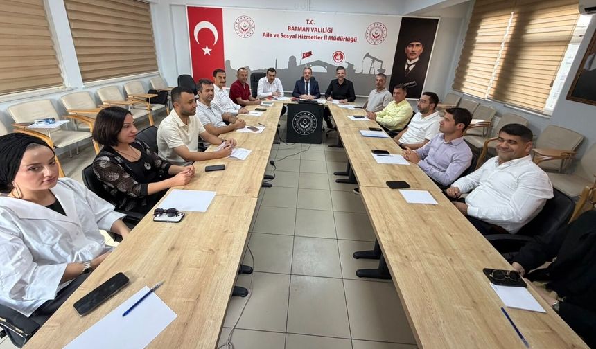 Batman’da Sosyal Risk Haritası Masaya Yatırıldı