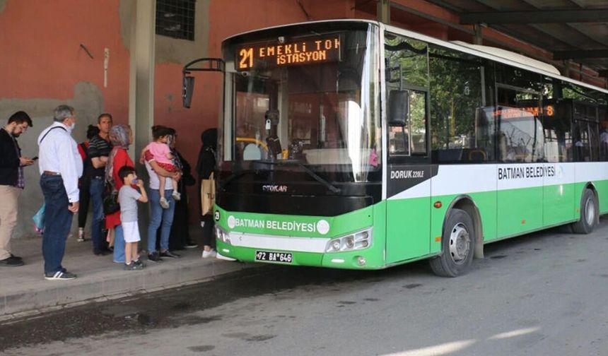 Batman’da Toplu Ulaşımda Rekor: 9,5 Ayda 10,9 Milyon Yolcu Taşındı