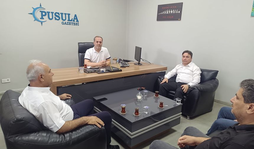 BATSO Başkan Adayı Ekrem Çetin’den Pusula’ya Ziyaret