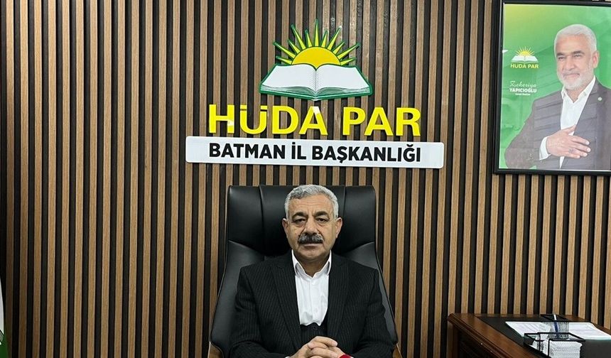 HÜDA PAR Batman İl Başkanı Şahin’den Kongreye Davet