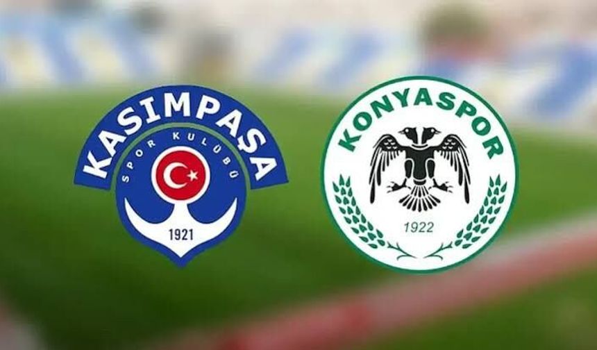 Kasımpaşa Konyaspor Maçı Hangi Kanalda, Kasımpaşa Konyaspor Nereden CANLI İzlenir, Maç Saat Kaçta Başlayacak?