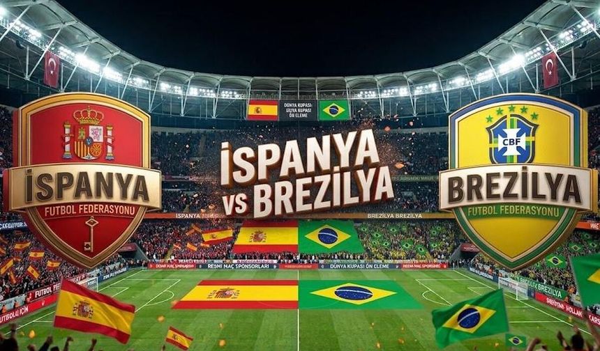 İspanya Brezilya Maçı Hangi Kanalda? İspanya Brezilya Nereden Canlı İzlenir? Şifresiz mi?