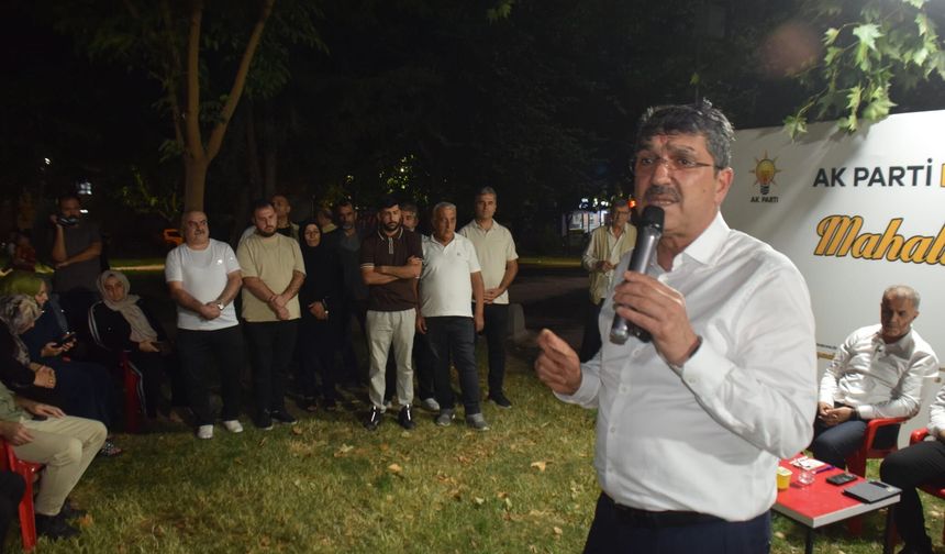 Nasıroğlu’ndan Kültür Mahallesi’nde dikkat çeken mesaj