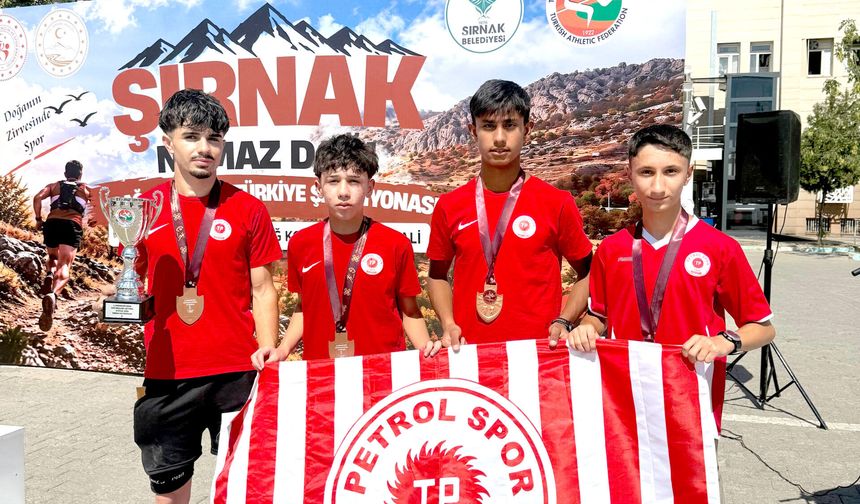 Batman Petrolspor Şırnak'taki Türkiye Atletizm Finaline Damga Vurdu