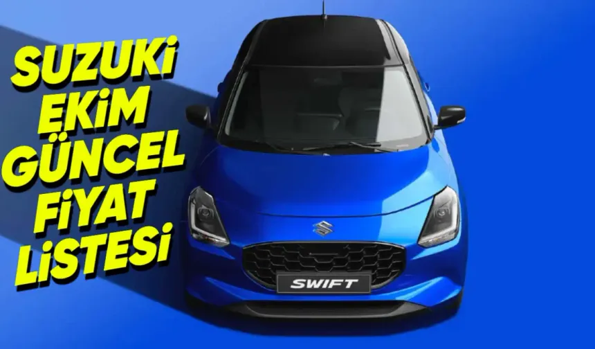Suzuki Ekim Fiyat İlanını Paylaştı: Swift Hibrit Cephesinde Fiyatlar Sabitlendi!
